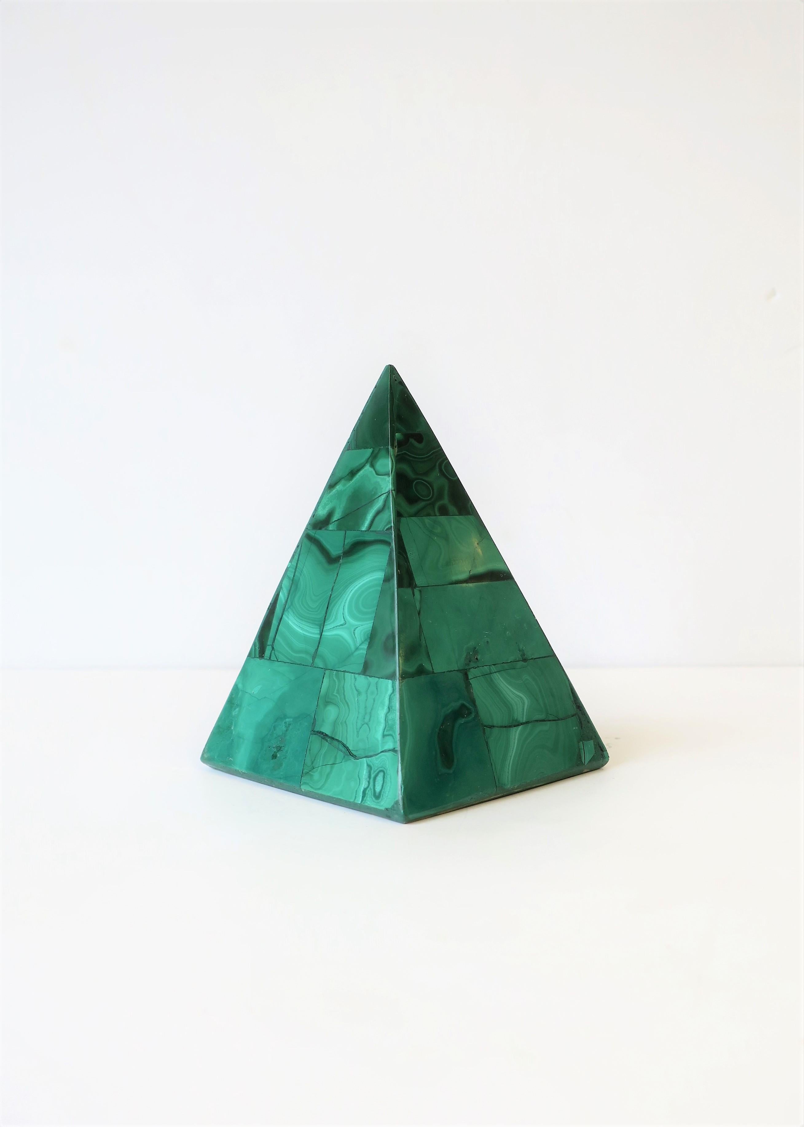 Green Malachite Pyramid 2