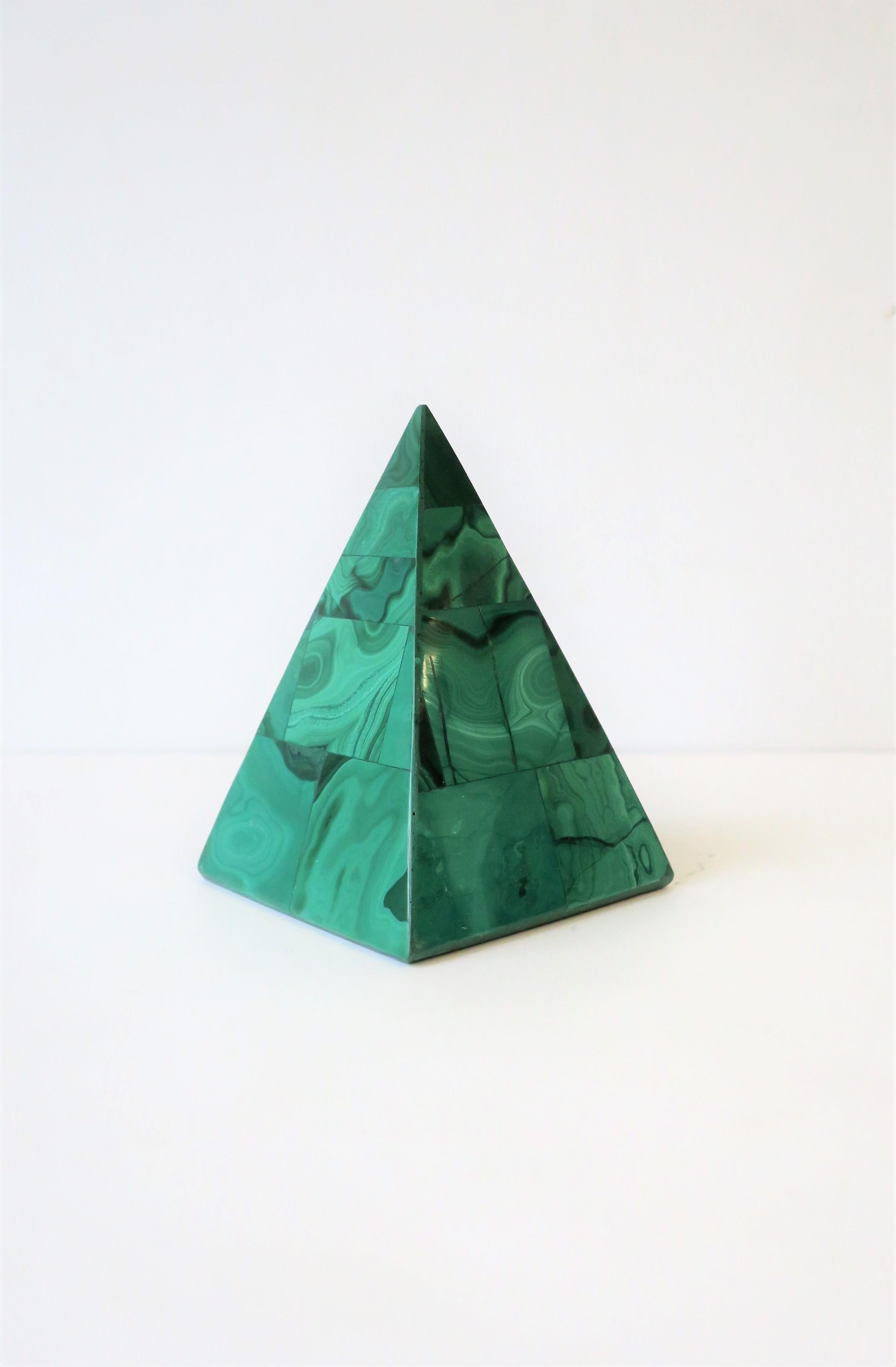Green Malachite Pyramid 3