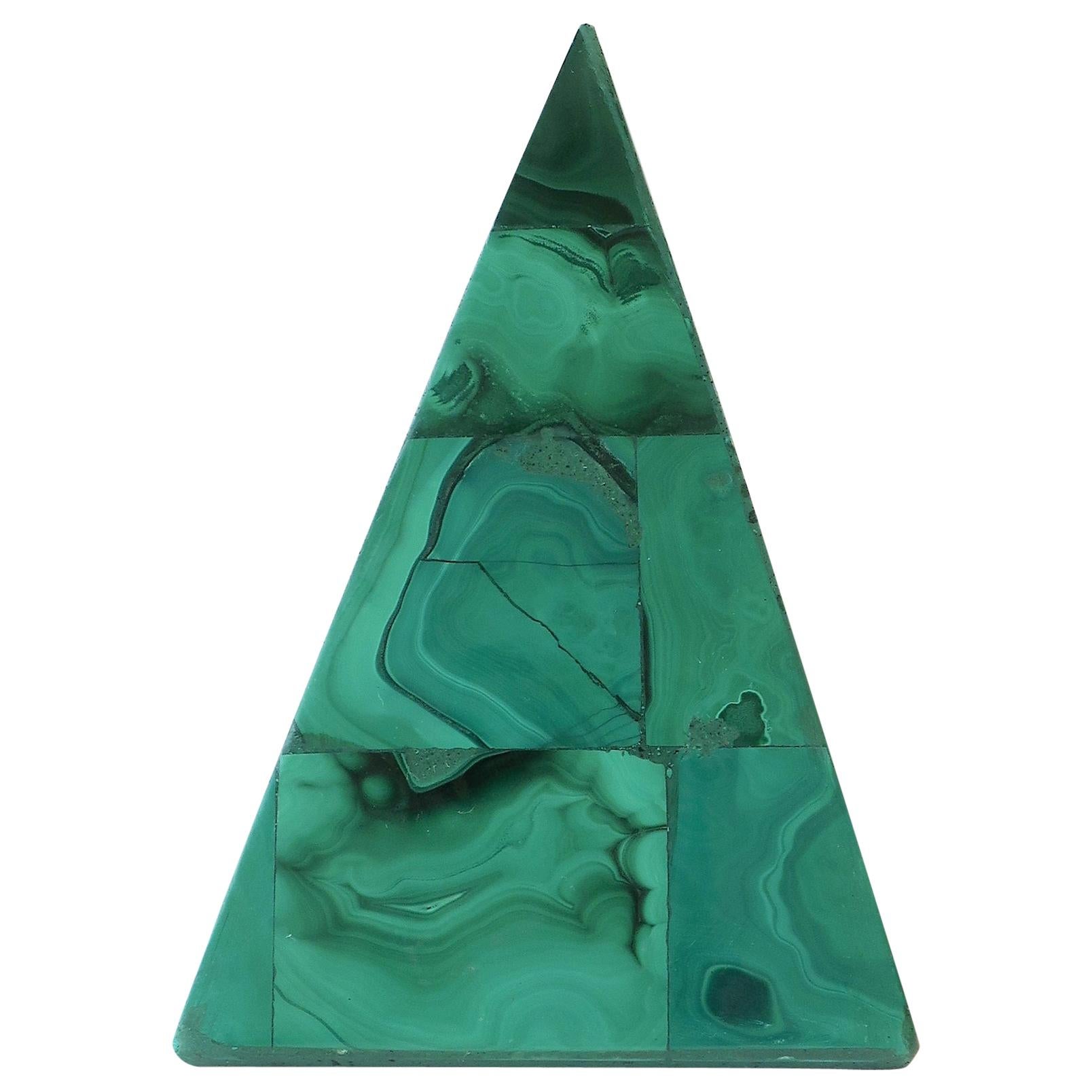Green Malachite Pyramid