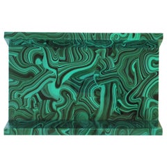 Green Malachite Style Paper Napkin or Hand-Towel Holder