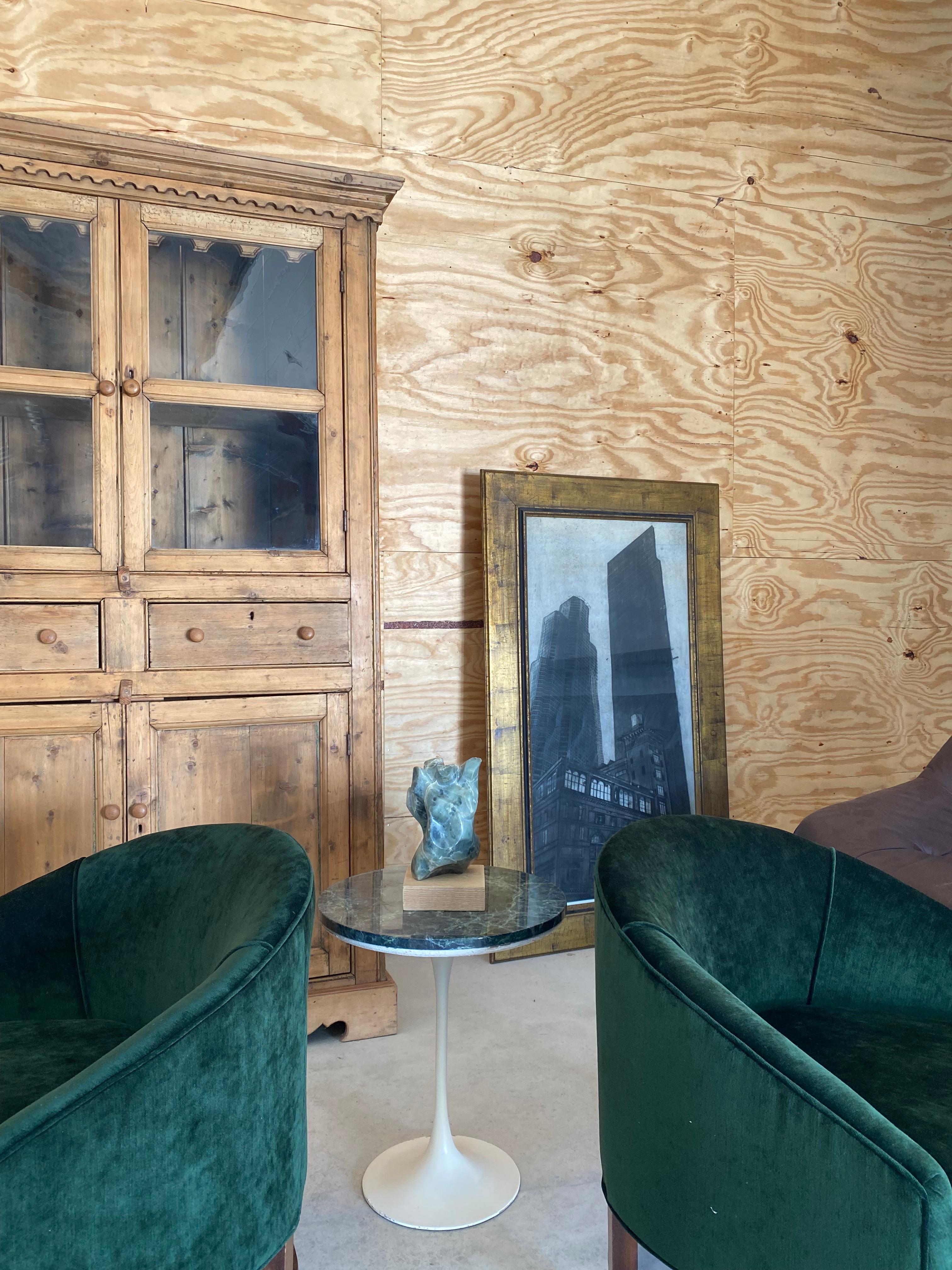 Green Marble Abstract Sculpture by A. Schmetterer in vendita 11