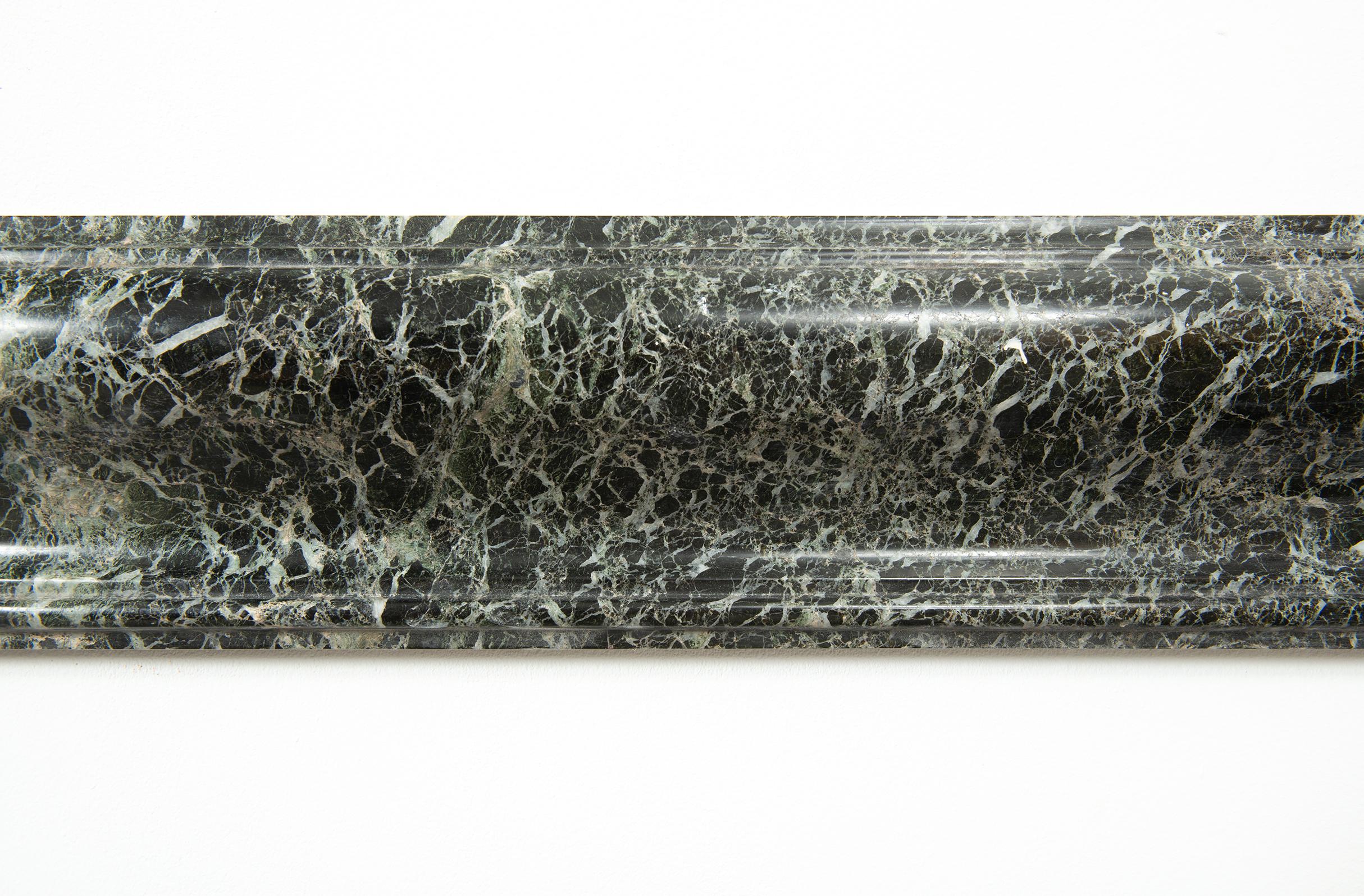 Green Marble Bolection Fireplace with Hearth For Sale 16