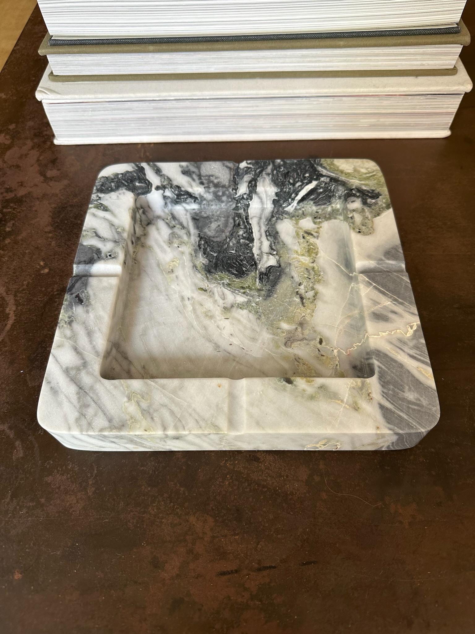 Canadian Green Marble Catchall For Sale