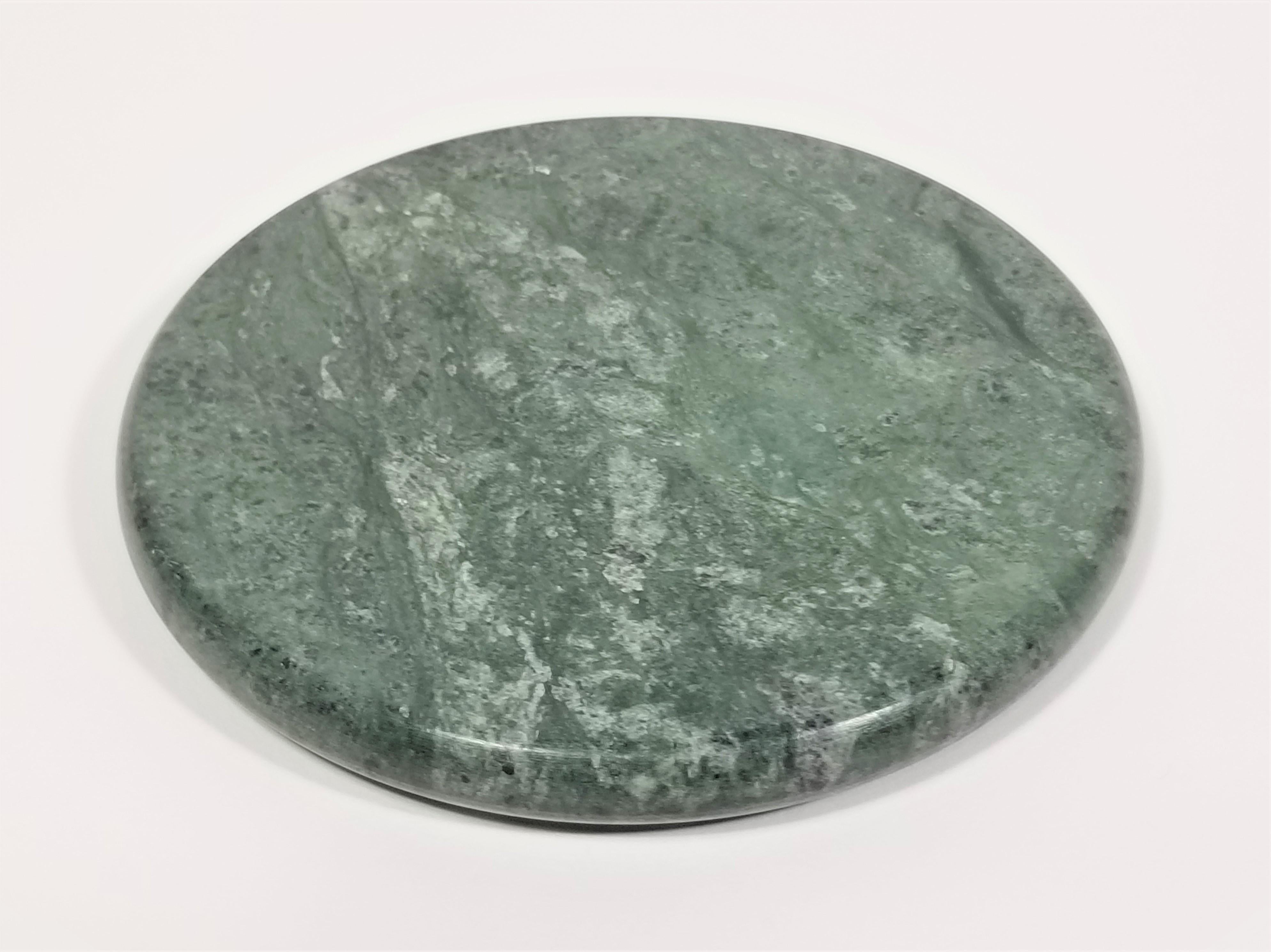 Green Marble Coasters Mid-Century, 1970s 5