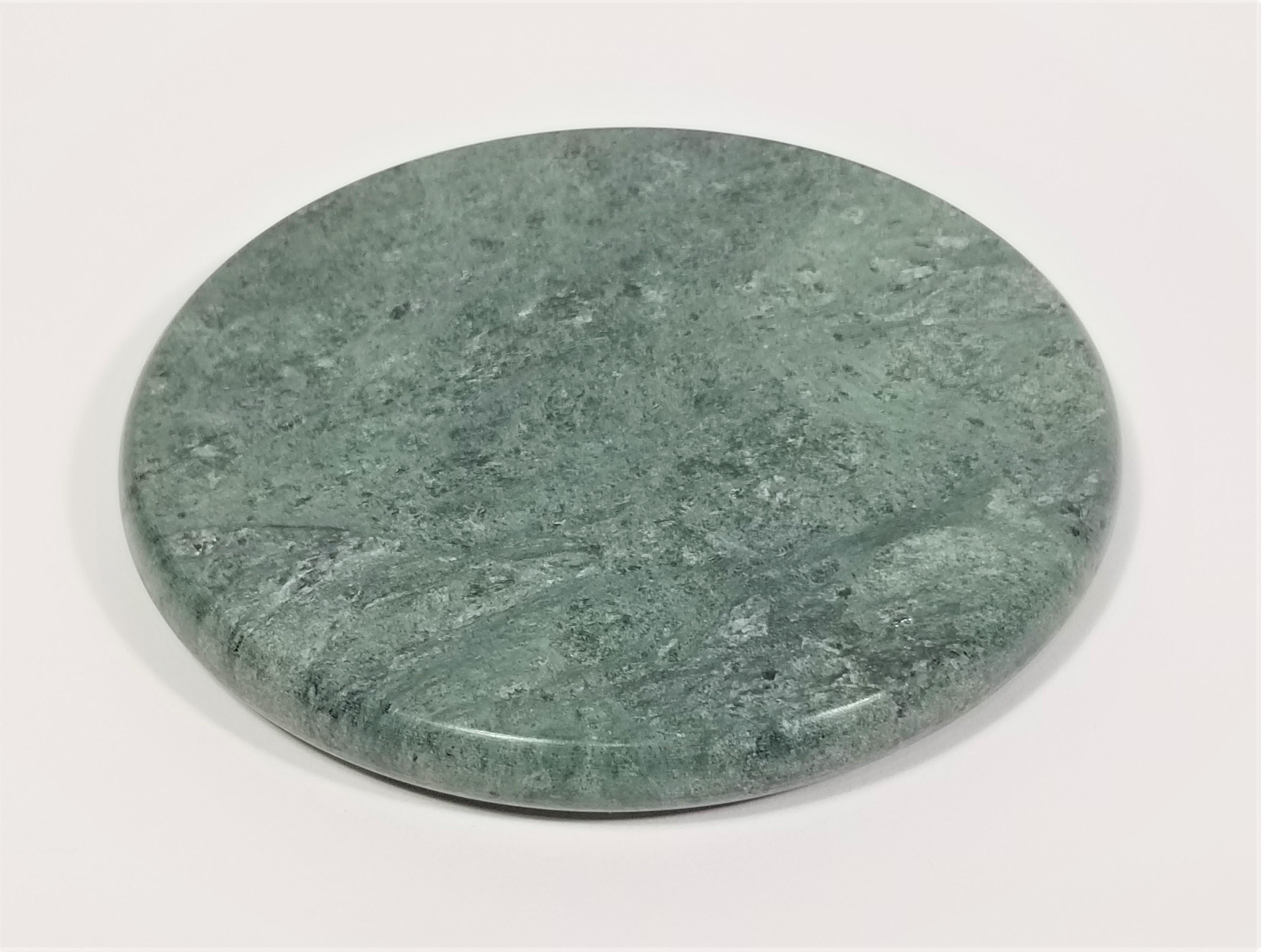 Green Marble Coasters Mid-Century, 1970s 6