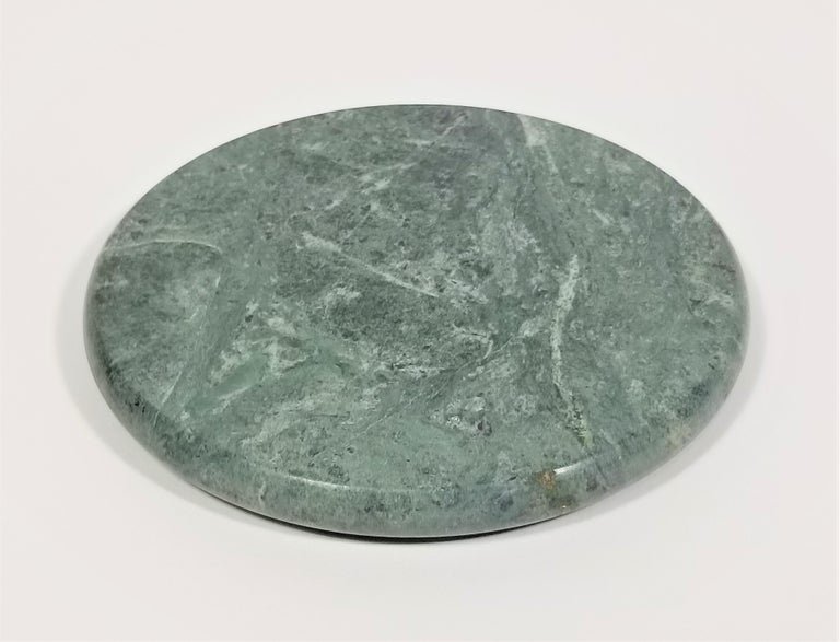 Green Marble Coasters Mid-Century, 1970s  For Sale 4