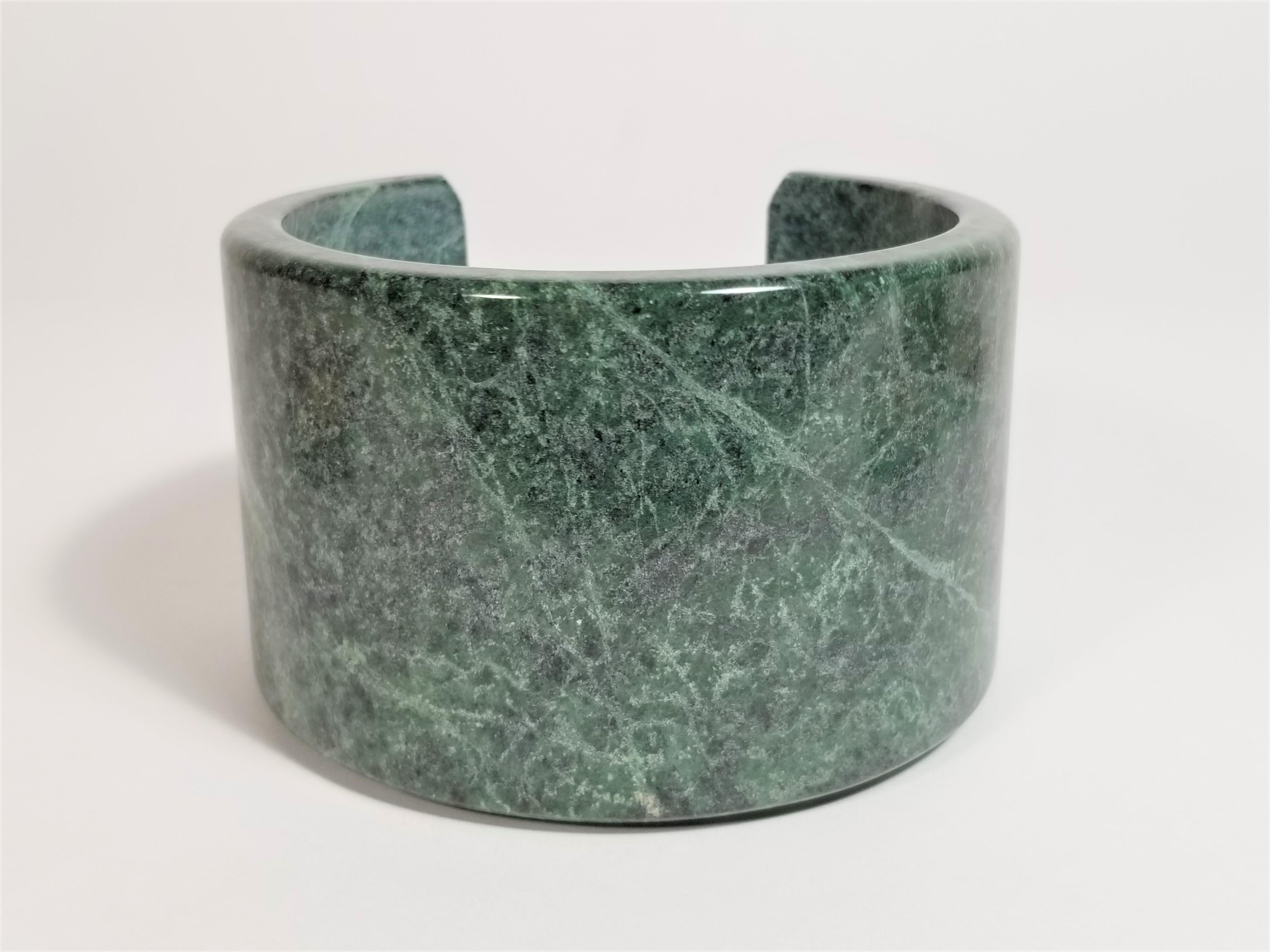 Green Marble Coasters Set 1980s 7 Piece 3