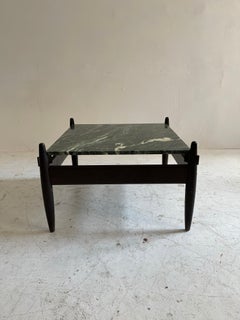 Green Marble Coffee Table Attributed to Sergio Rodrigues, Brazil 1960