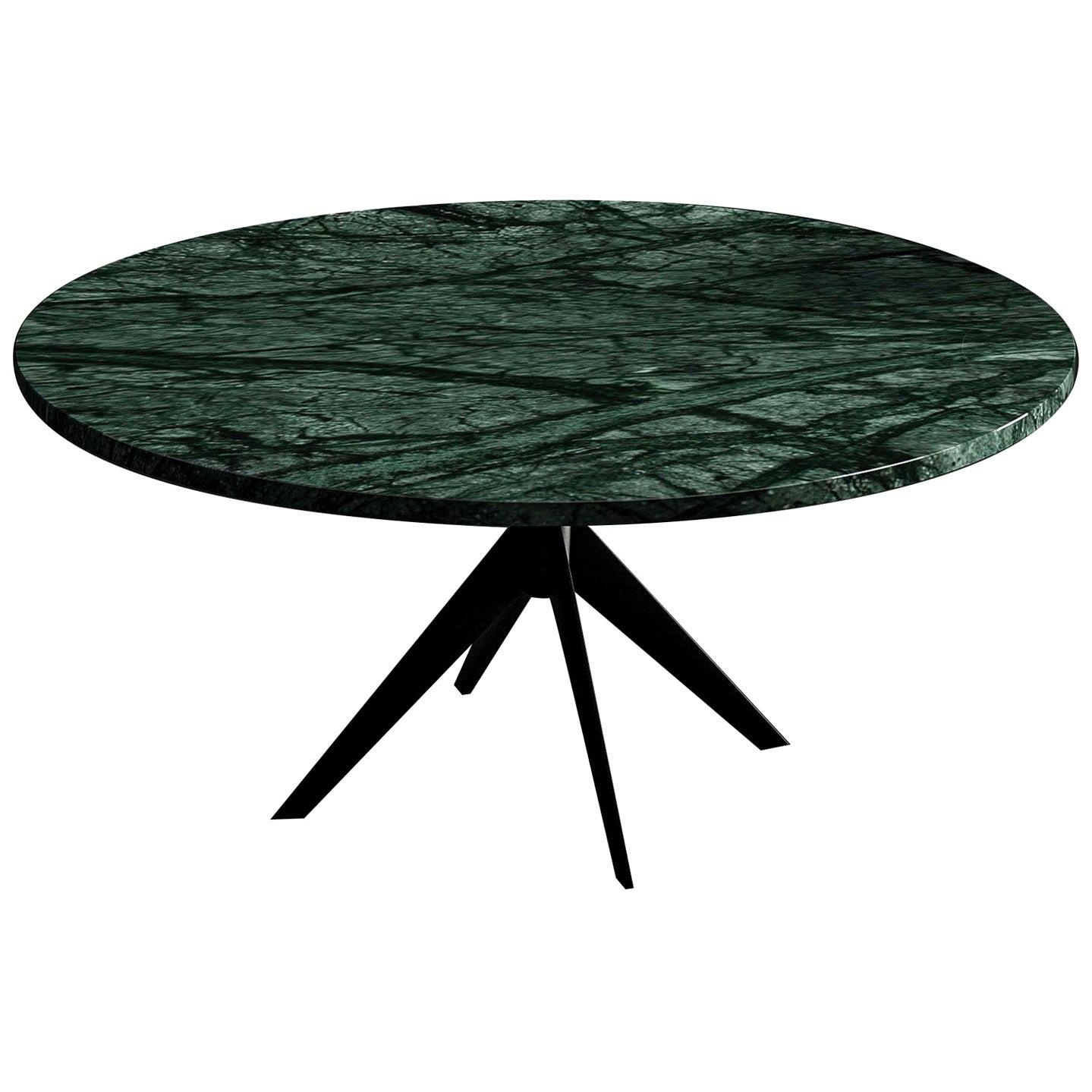 Table Basse en Marbre Vert