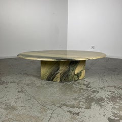 Green Marble Coffee Table from Estours 70's