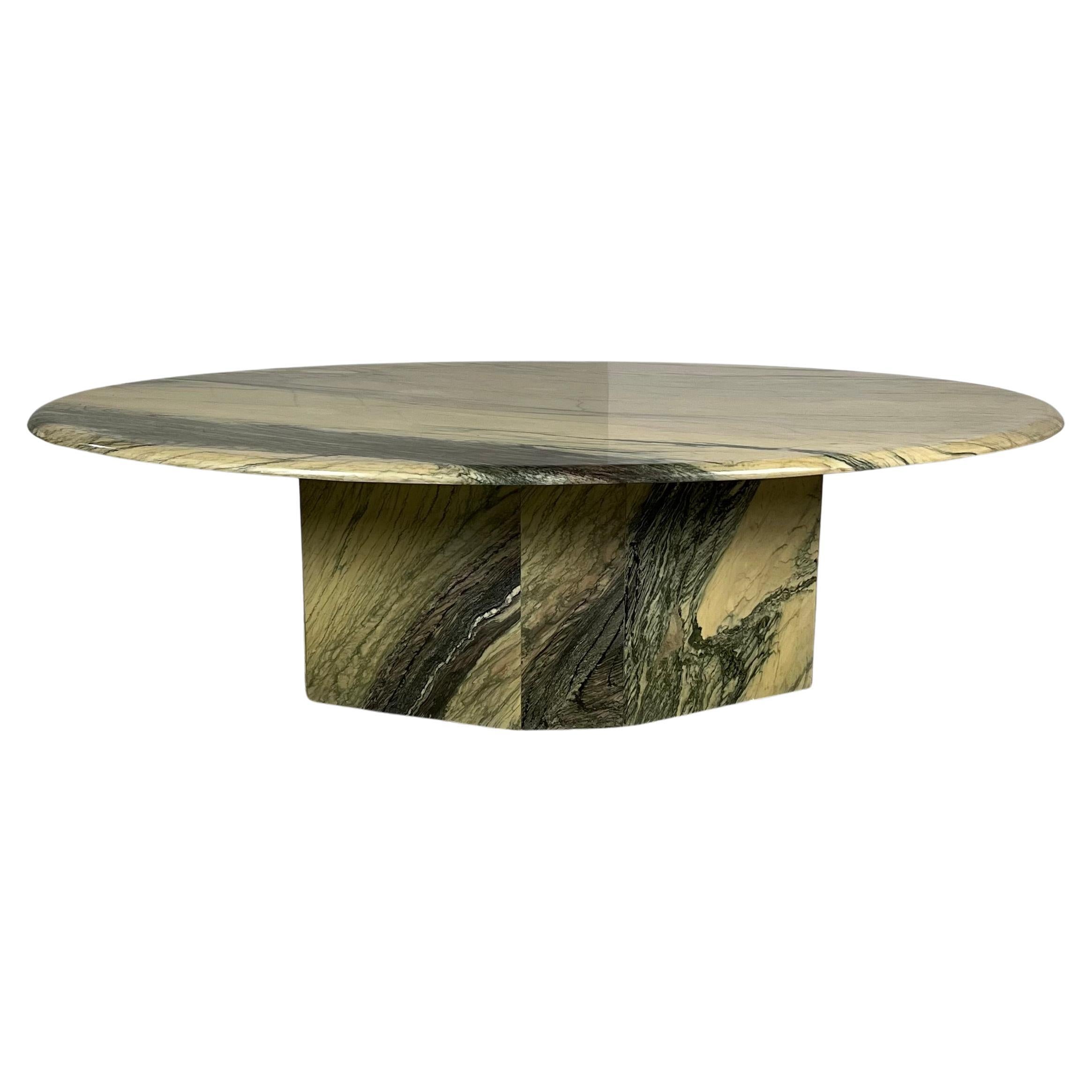 Green Marble Coffee Table from Estours 70's at 1stDibs