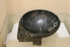 Green Marble Cup, French, XXth, H.P