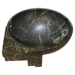 Green Marble Cup, French, XXth, H.P