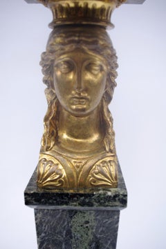 Green Marble Empire Style Sheath, 19th Century