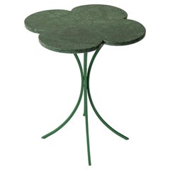 Grüner Marmor Blume Kaffee Cocktail Tisch Mini