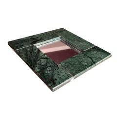 Miroir en marbre vert Cadeau de luxe Meubles contemporains en marbre Design Meddel