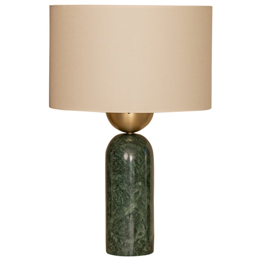 Peona Tischlampe aus grünem Marmor von Simone & Marcel