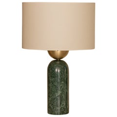 Peona Tischlampe aus grünem Marmor von Simone & Marcel