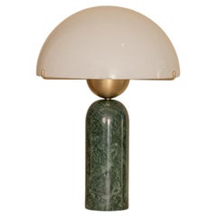 Peono-Tischlampe aus grünem Marmor von Simone & Marcel