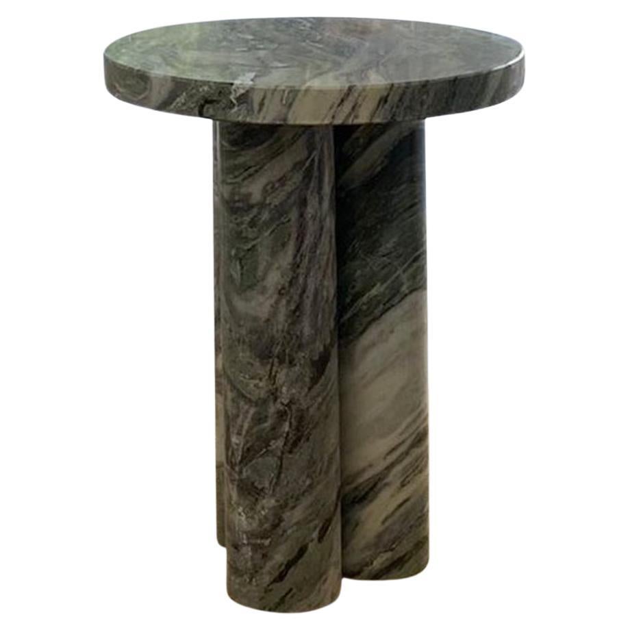 Table d'appoint en marbre vert, dans le style de Mario Bellini, 1970, édition limitée en vente
