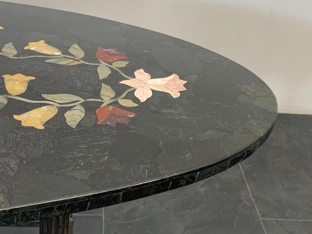 Green Marble Table, 1930s For Sale 1