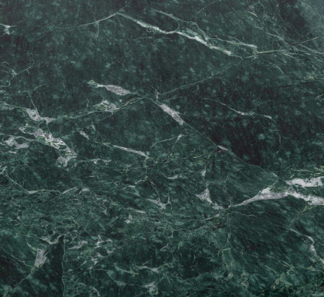 Green Marble Topped Patinated Metal Dining Table Patinado en venta