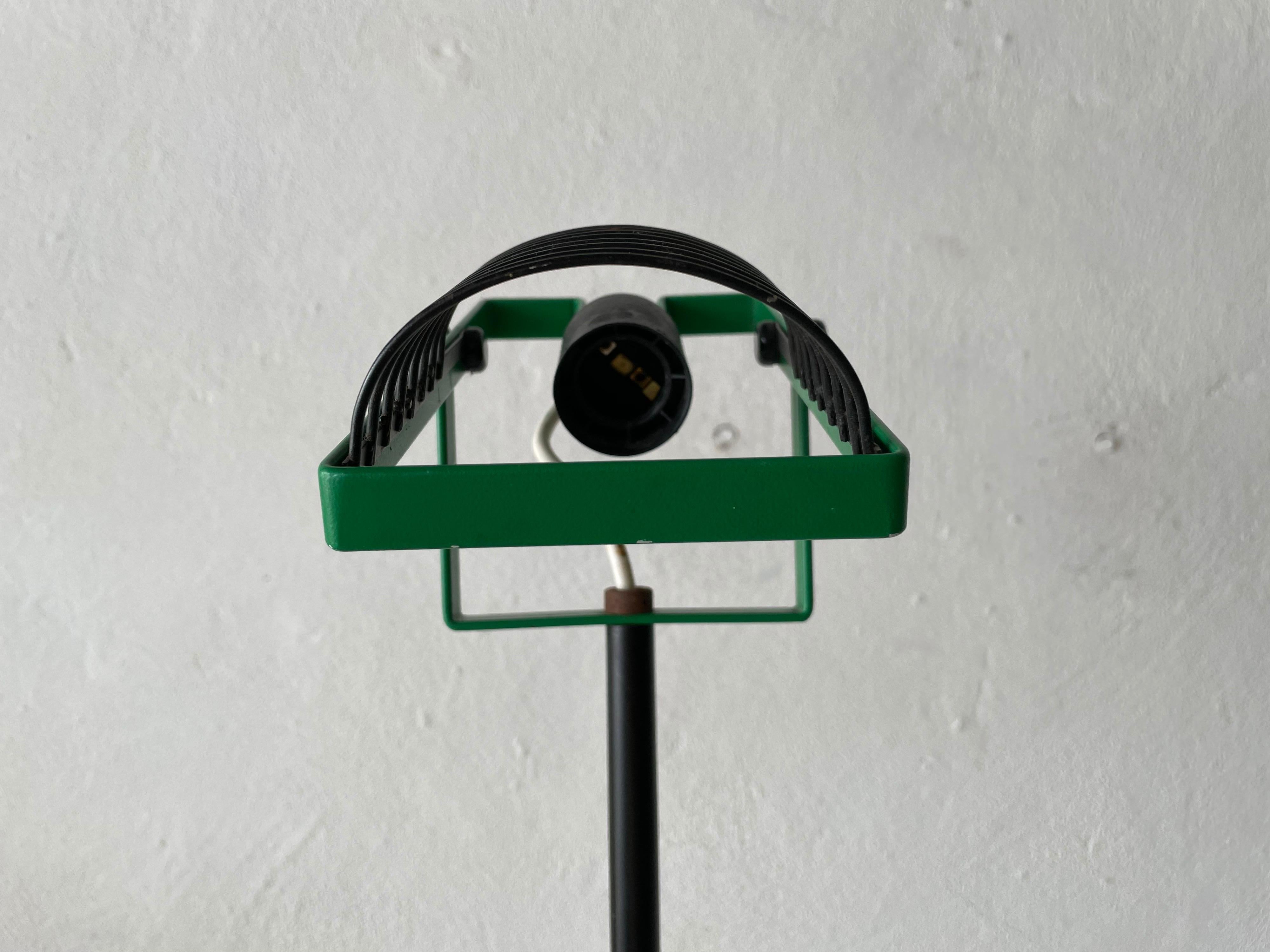 Late 20th Century Green Metal Floor Lamp by Ernesto Gismondi for Artemide, 1970s, Italy For Sale