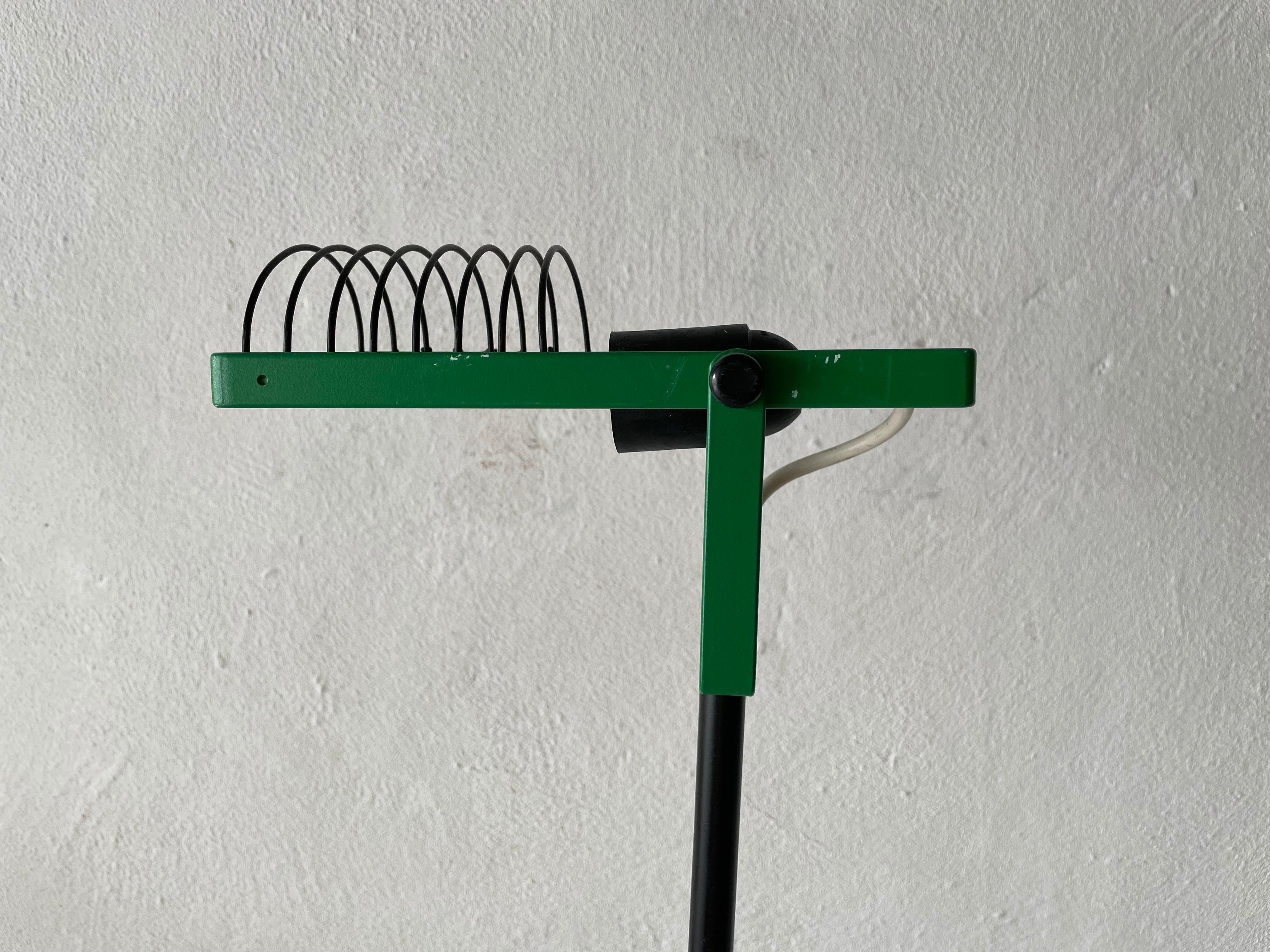 Italian Green Metal Floor Lamp by Ernesto Gismondi for Artemide, 1970s, Italy For Sale