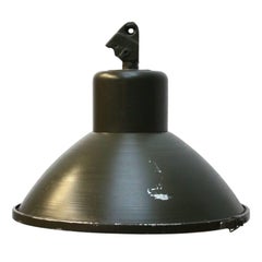 Green Metal Industrial Pendant Light Clear Glass Green Metal Industrial Pendant Light Clear Glass