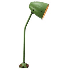 Green Metal Vintage Industrial Work Light Table Desk Light