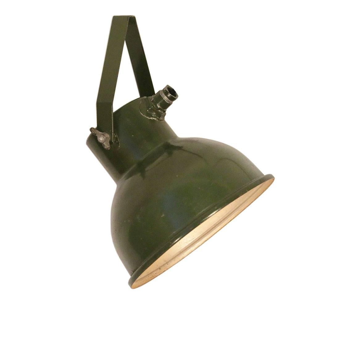 Industrial Green Metal Wall Light Spot Scone