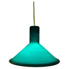 Green Michael Bang P&T Pendant Lamp by Holmegaard, Denmark, 1970s