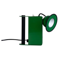 Vintage Green Minibox Table Lamp by Gae Aulenti & Piero Castiglioni for Stilnovo, Italy