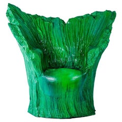 Green Model Armchair by Piero Gilardi for Gugliermetto Experience