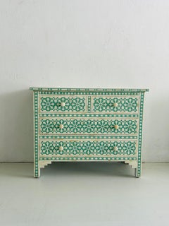 Green Moroccan Four Drawer Dresser