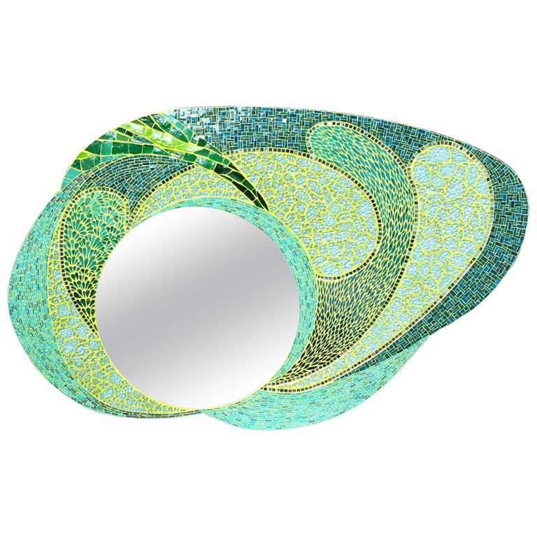 Mosaïque Miroir 3D En Verre MOSANI – Effet Miroir, Gris, 298x298 Mm, Pour Cuisine Ou Salle De Bain