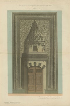 Green Mosque Portal of Bursa, Ottoman Islamic Architecture, Raymond 1924