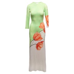 Greene & Greene & Olivia - Maxi Abito Bodycon con stampa floreale Taglia US 2