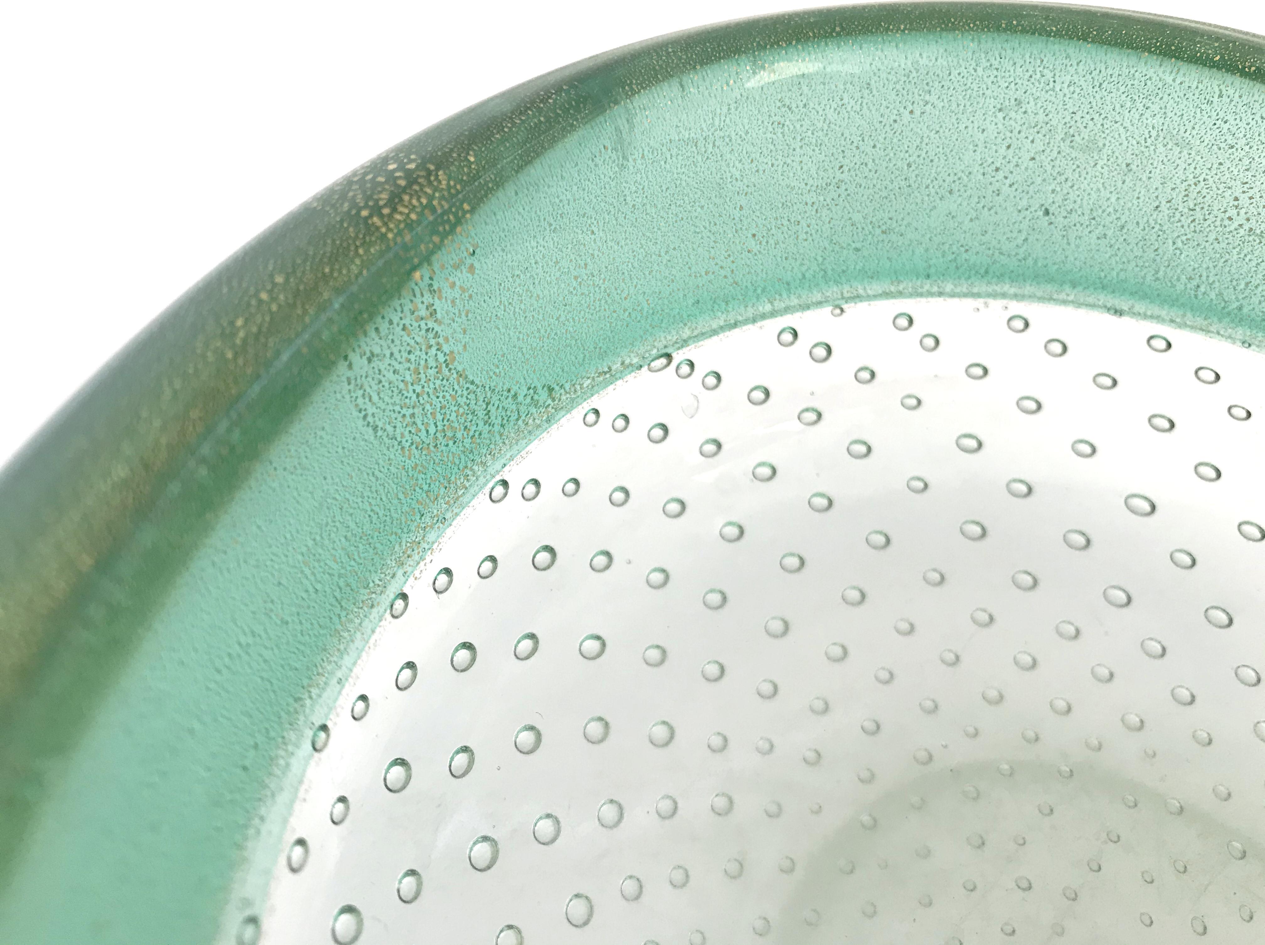 Green Murano Glass Bowl 1