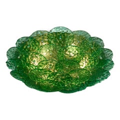 Green Murano Glass Flush Mount by Carlo Nason