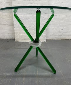 Green Murano Glass Side Table