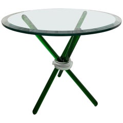 Green Murano Glass Side Table