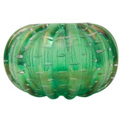 Green Murano Glass Vase