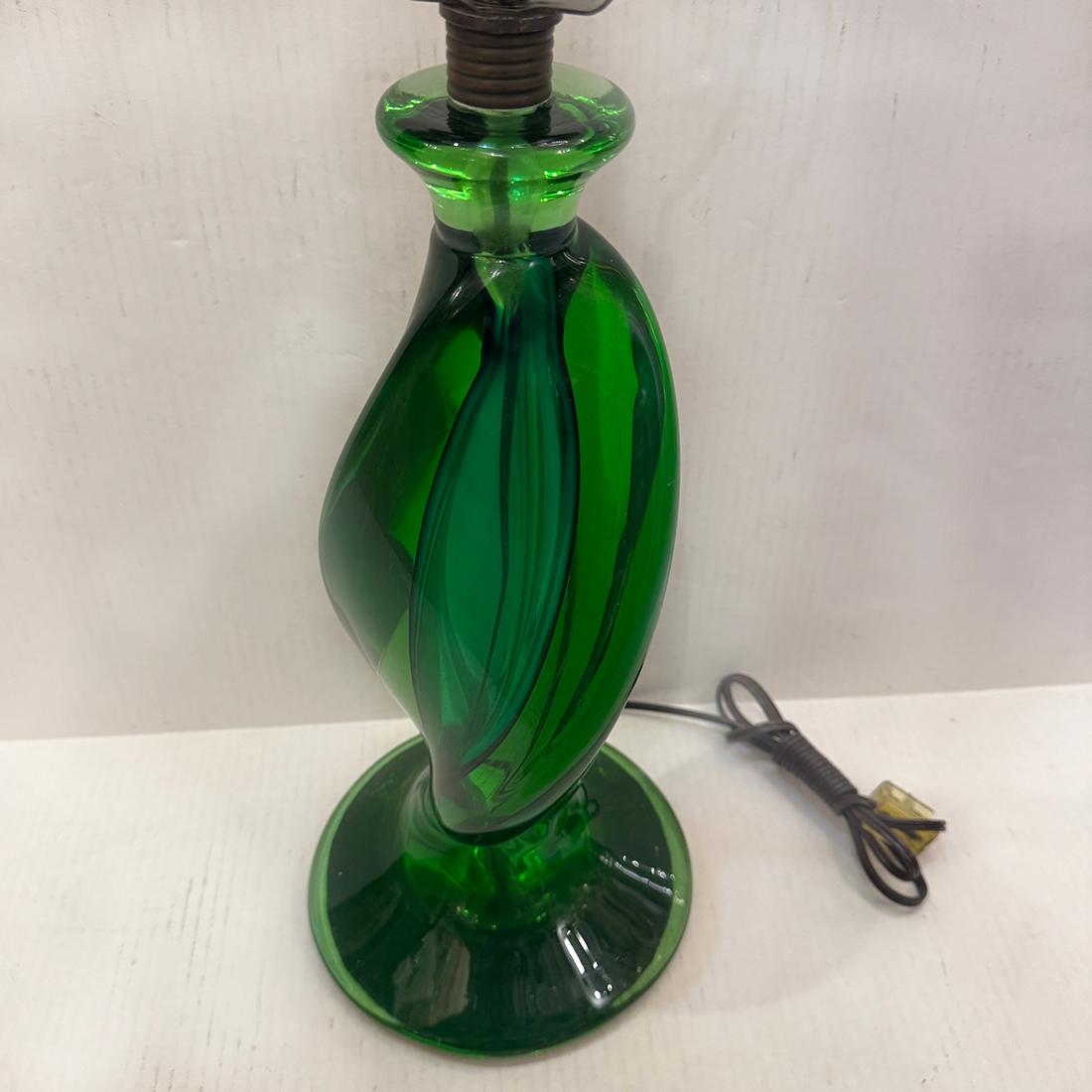 Lámpara de Murano Verde Italiano en venta