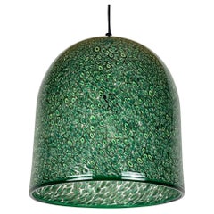  Green murano pendant lamp Neverrino by Gae Aulenti for Vistosi Italy 1976s