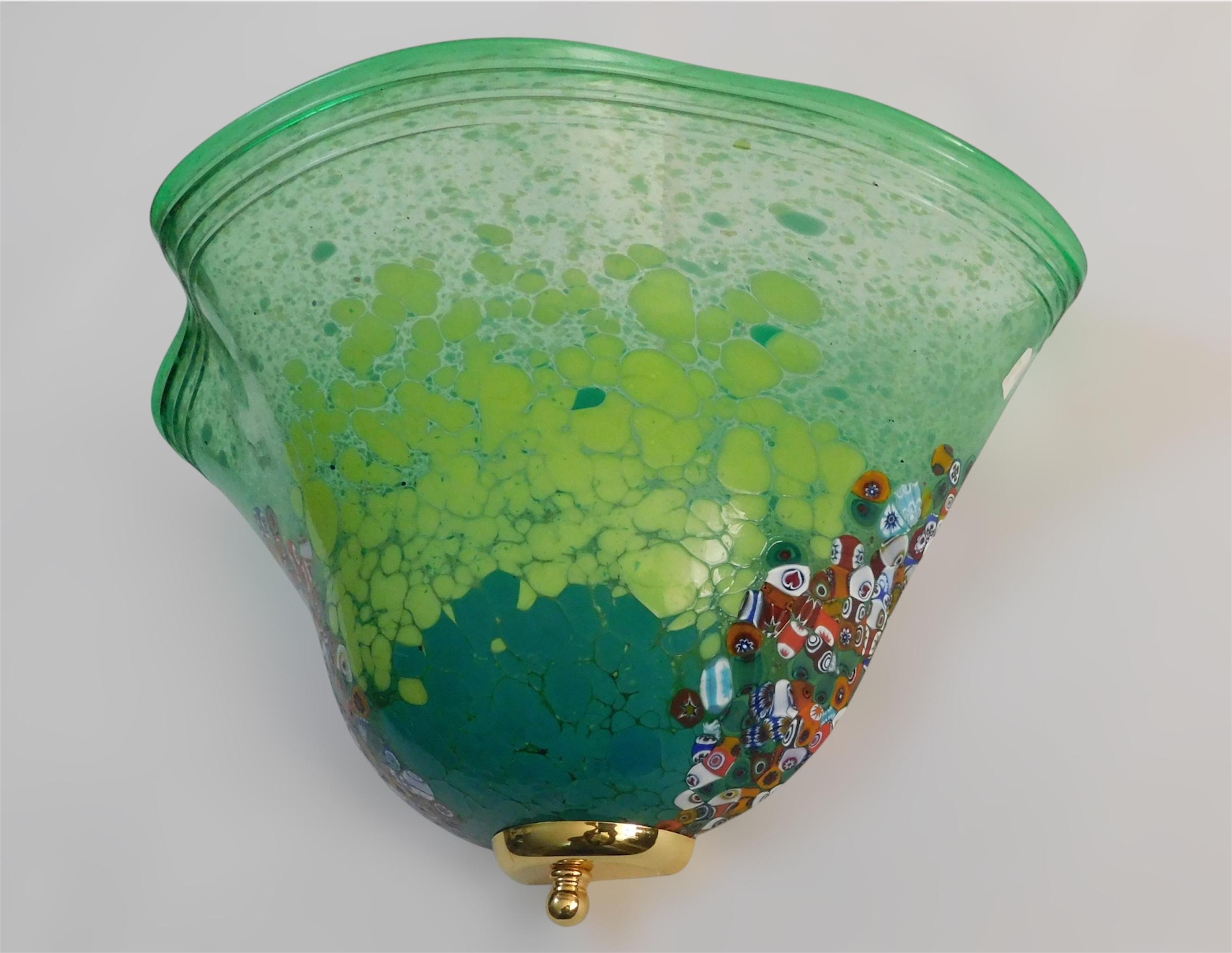 italien Abat-jour en verre de Murano Greene & Greene par La murrina en vente