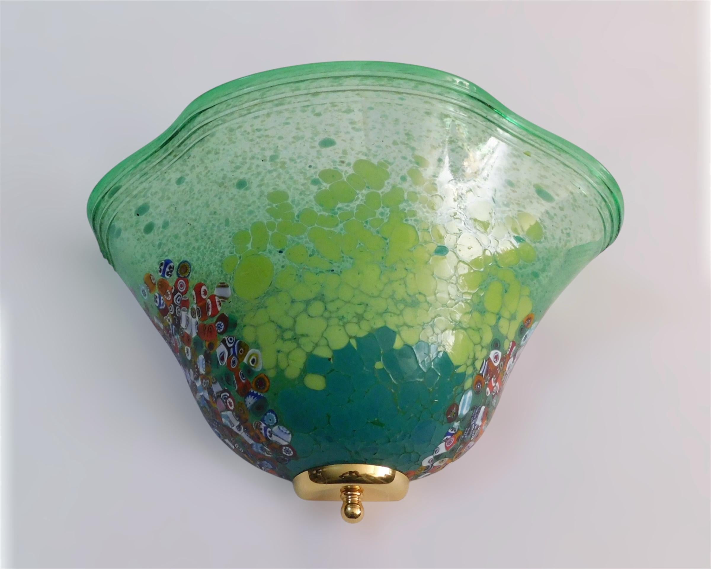 Abat-jour en verre de Murano Greene & Greene par La murrina Bon état - En vente à Los Angeles, CA