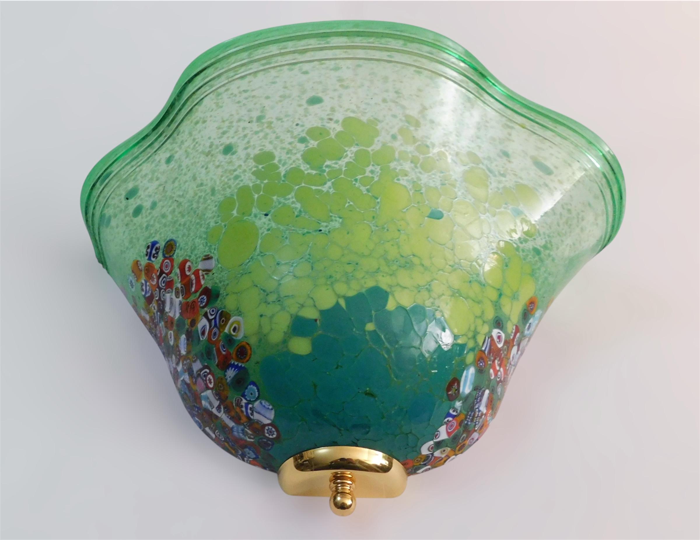 20ième siècle Abat-jour en verre de Murano Greene & Greene par La murrina en vente