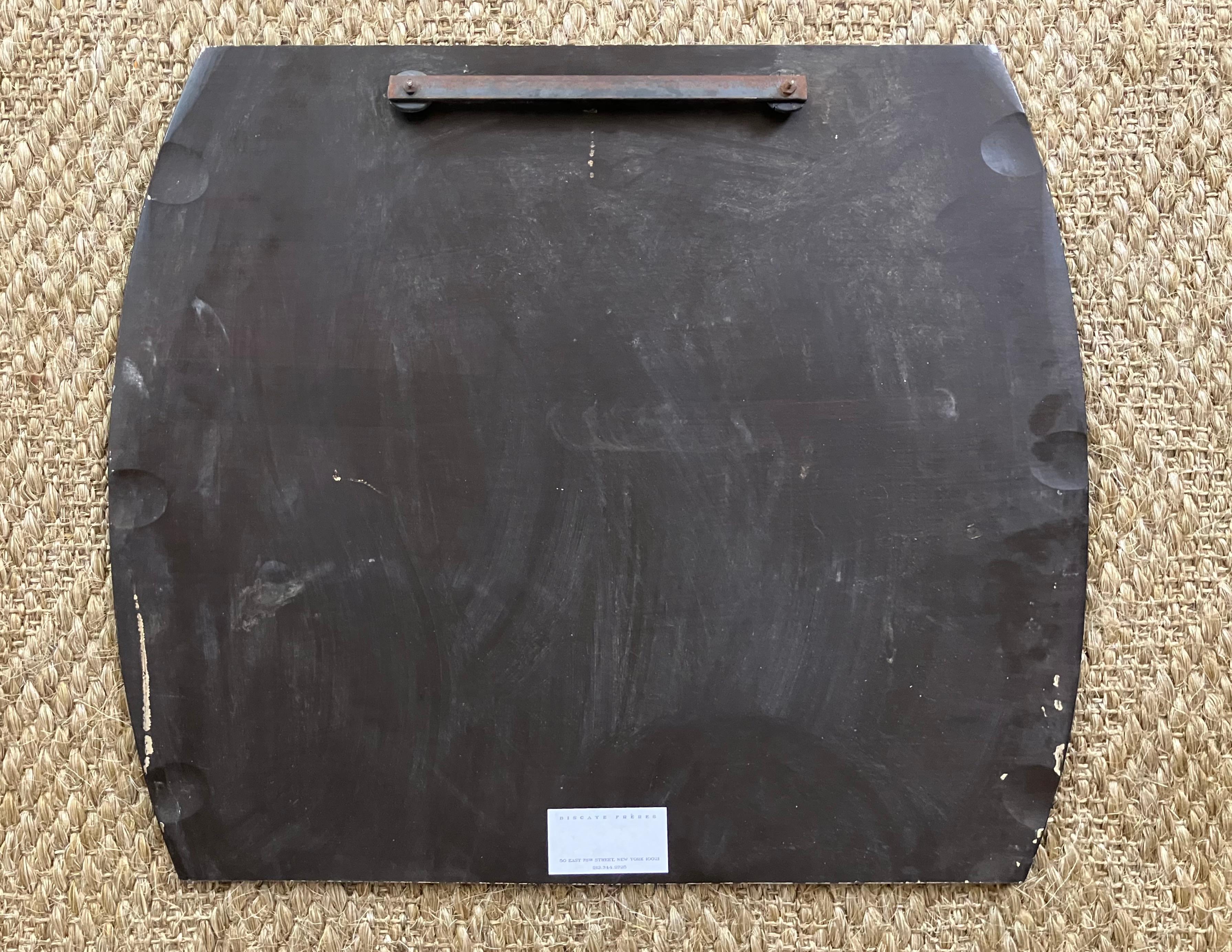 Green Murano Shield Mirror In Good Condition For Sale In New York, NY