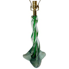 Green Murano Table lamp
